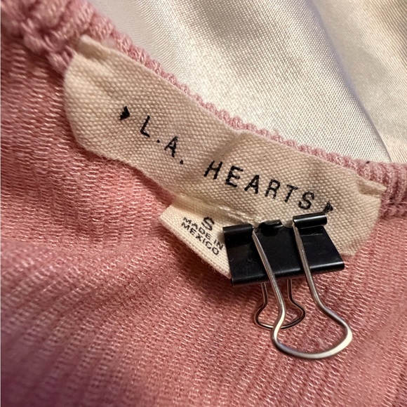 Blush Ribbed Backless Bodysuit - Picture 4 of 6